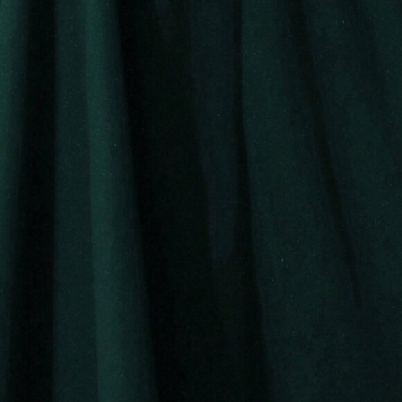 Dark Green Elegant Women's Double-Breasted Mid-Length Cape - Picture 7 of 7